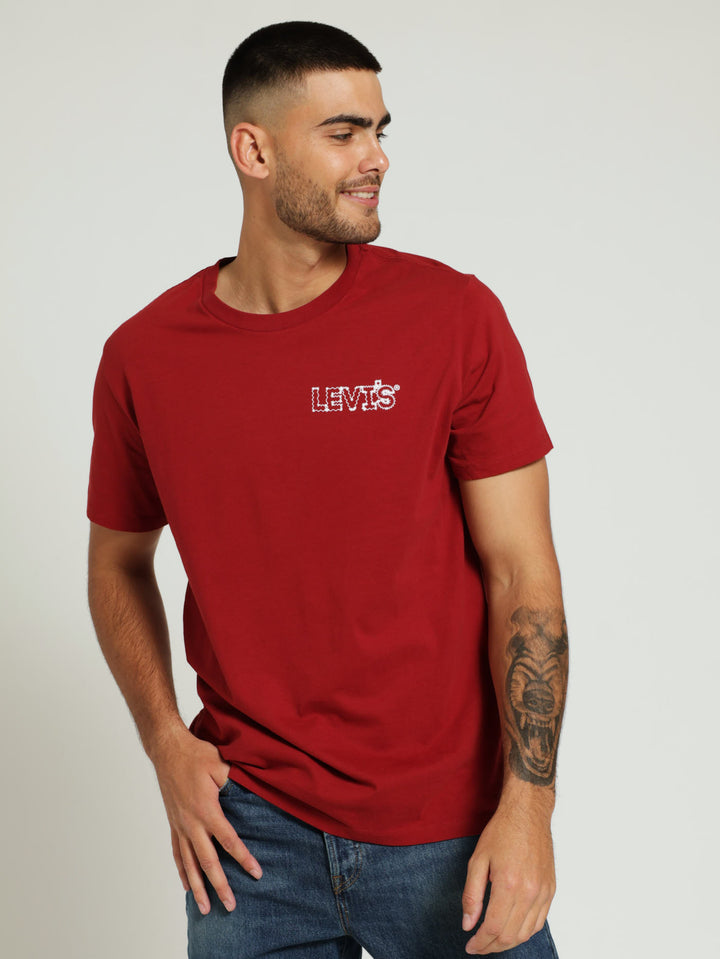 Standard Fit Tee - Burgundy