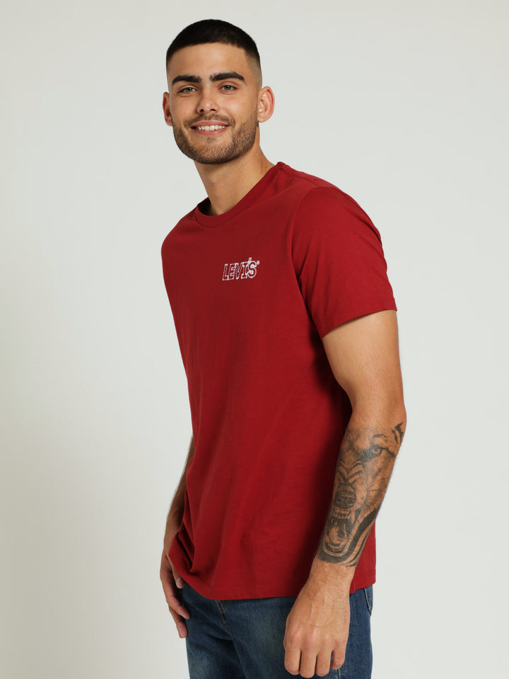 Standard Fit Tee - Burgundy