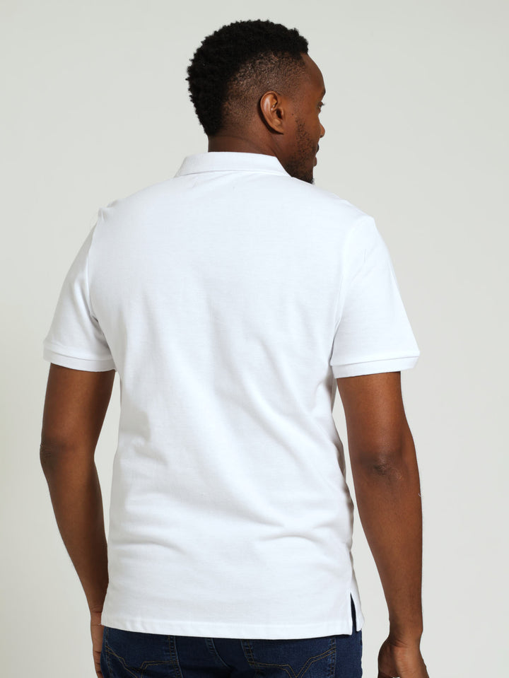 Basic Regular Fit Golfer - White