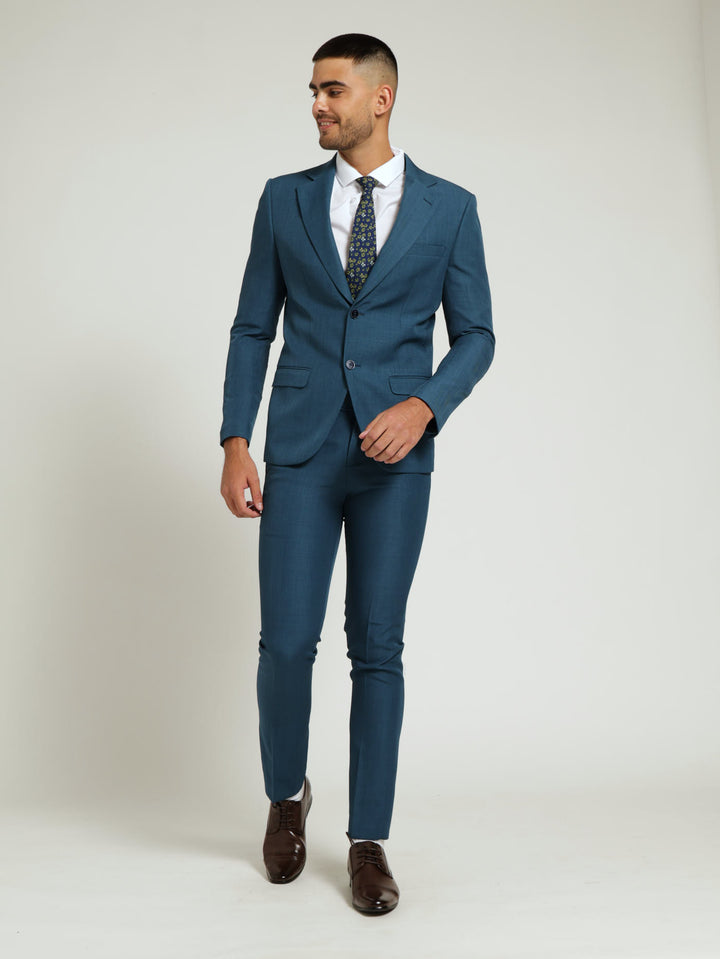 Slim Essential Suit Trouser - Teal