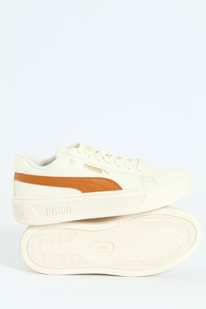 Smash Platform V3 Sneaker - Cream