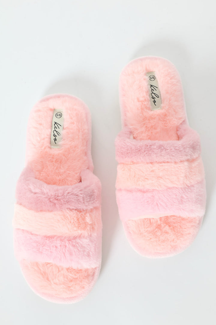 Open Toe Slipper - Pink