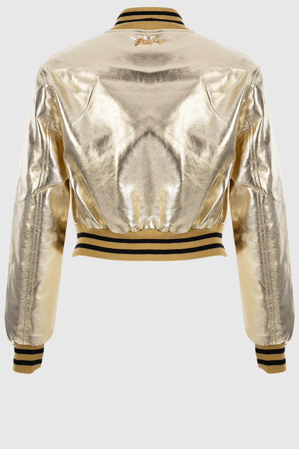 Collegiate Bomber Jacket - Gold