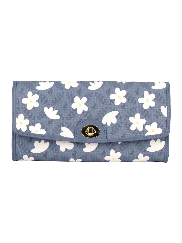 Meadow Clutch Purse - Blue