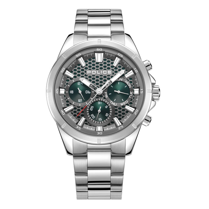 Stainless Steel Case Watch With Steel Bracelet Strap