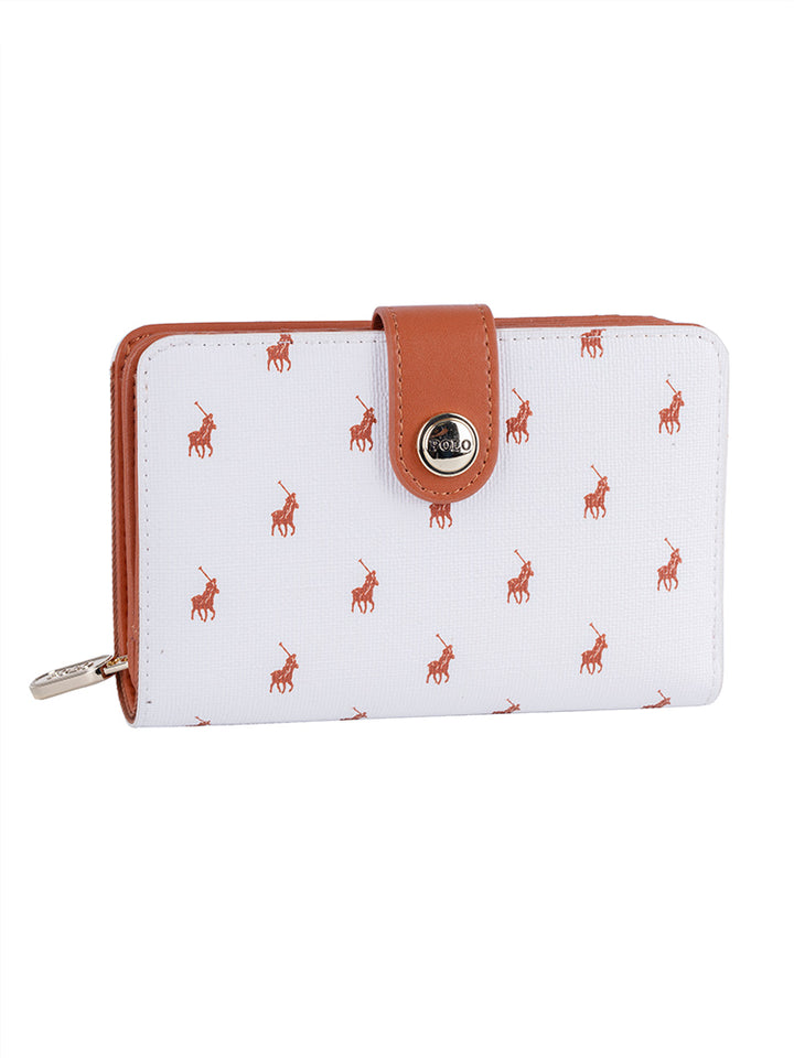 Iconic Tab Purse - White