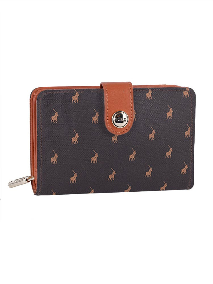 Iconic Tab Purse - Brown