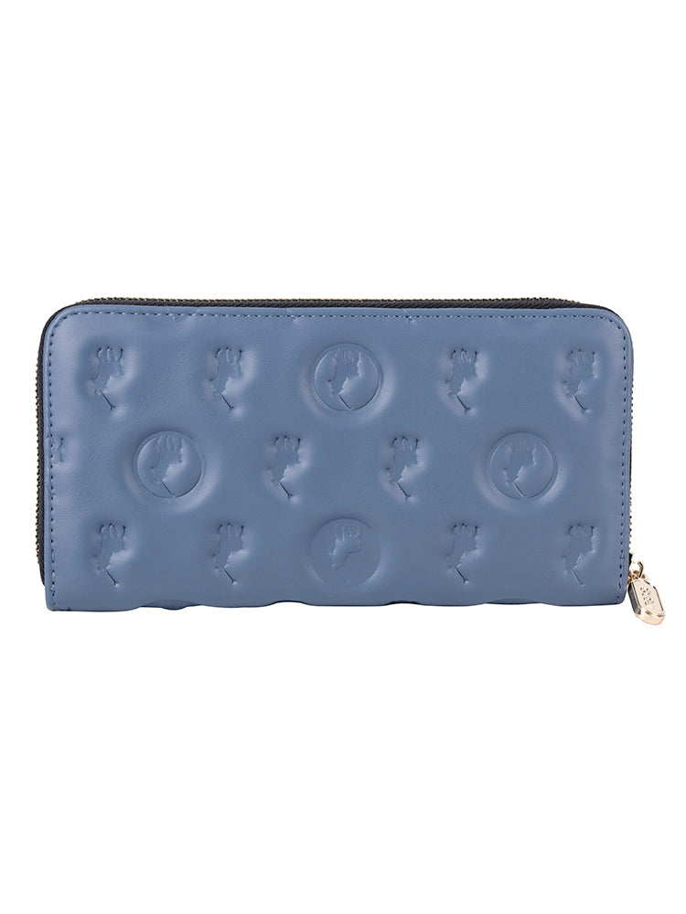 Luna Zip Around Purse - Blue