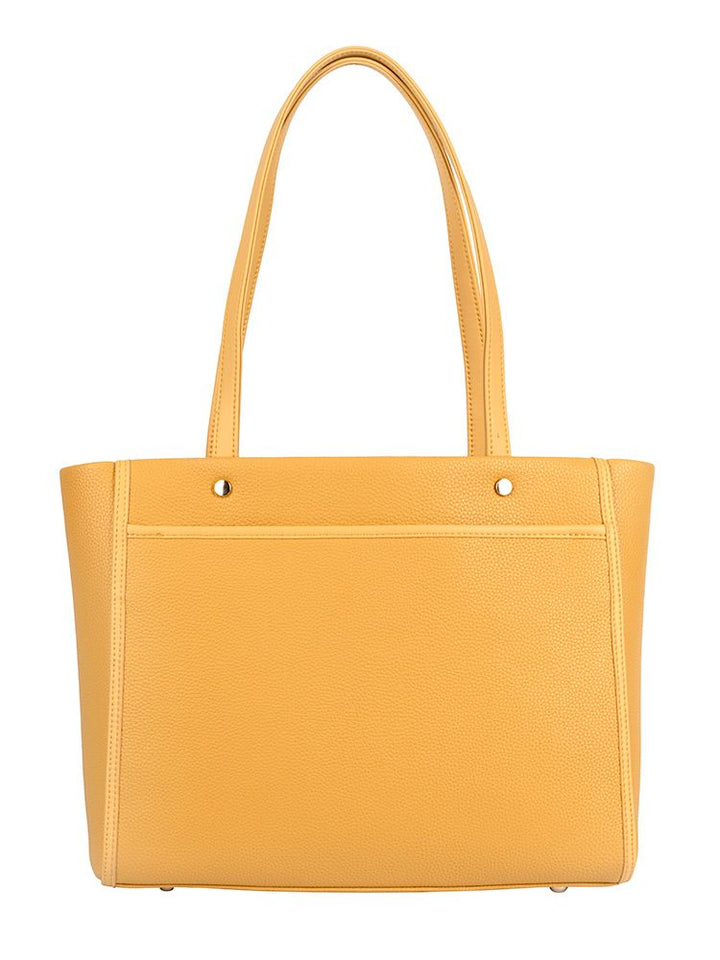 Lyon Casual Medium Tote Bag - Yellow