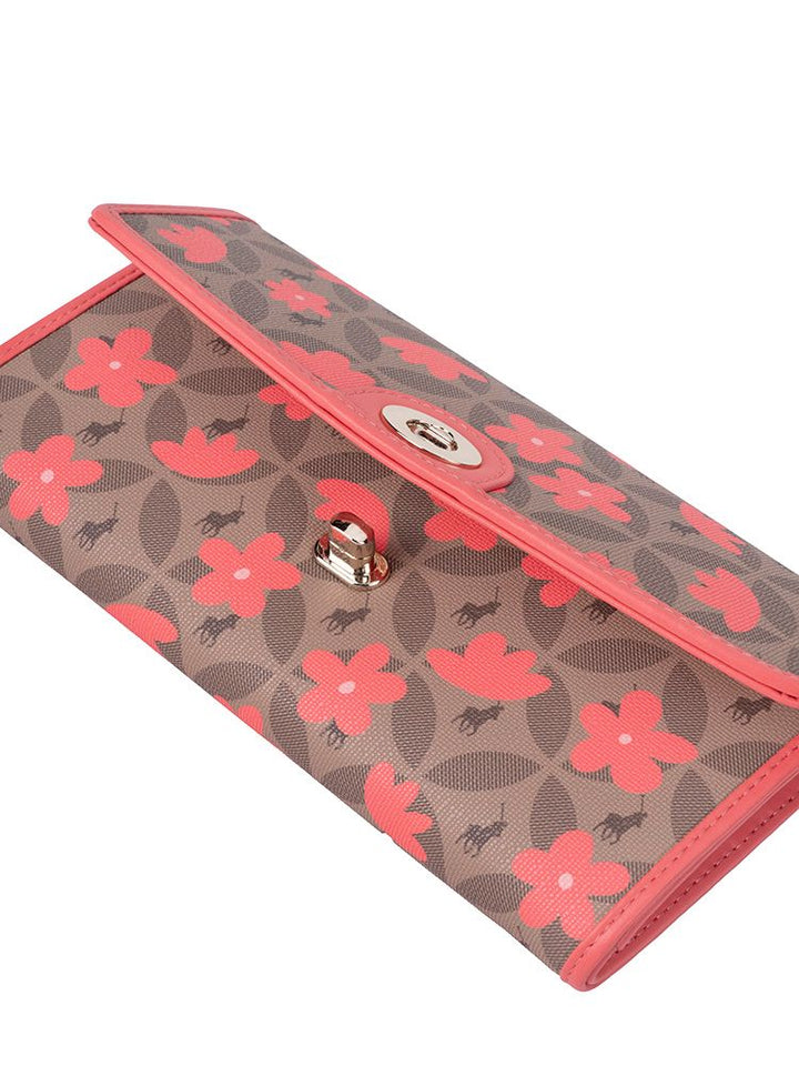 Meadow Clutch Purse - Coral