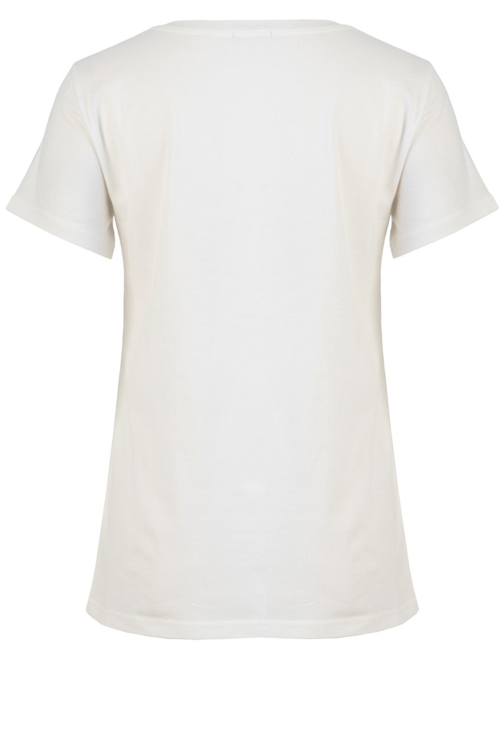 Regular Fit Multi-Technique Logo Top - White