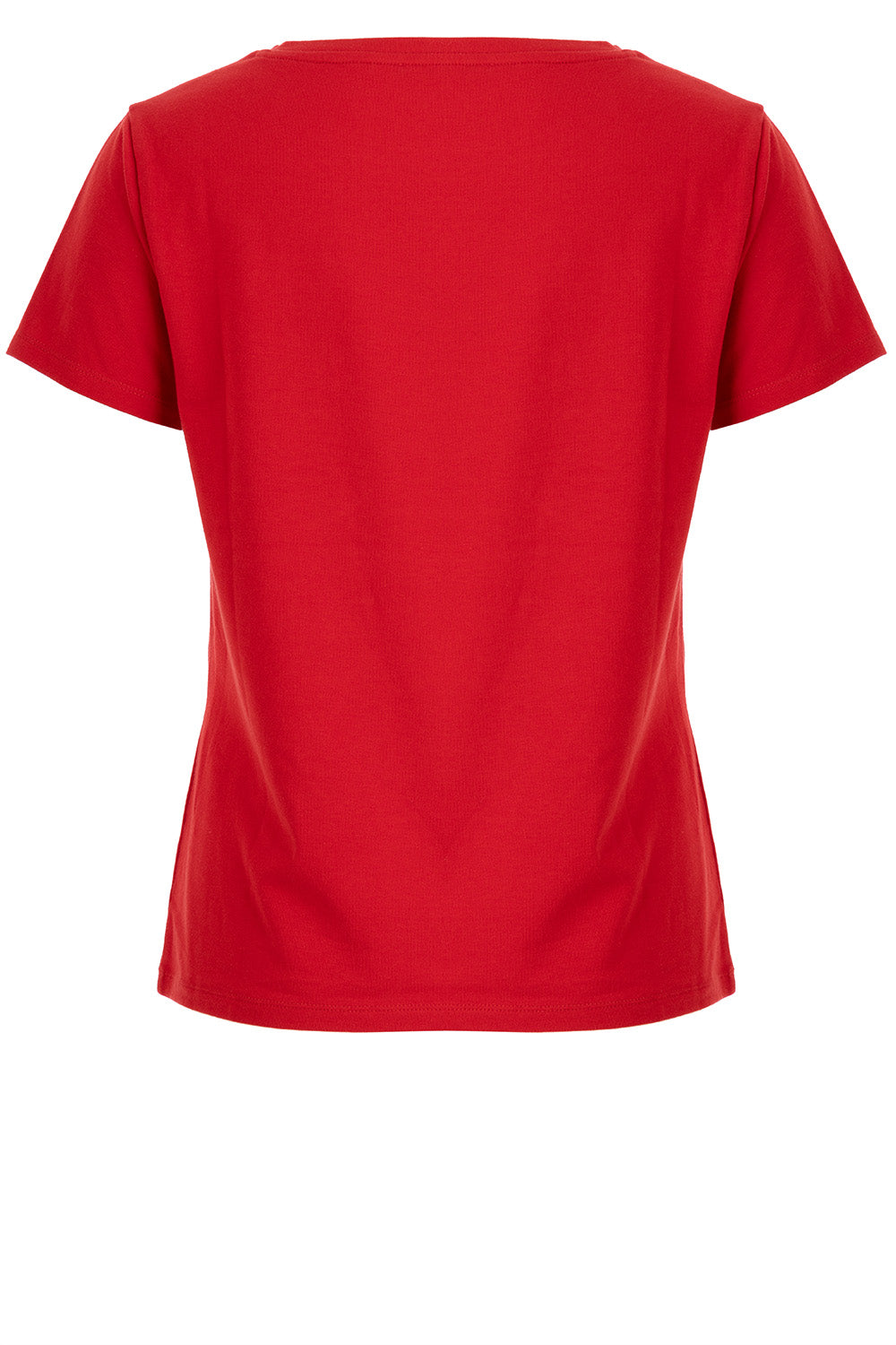 Regular Fit Multi-Technique Logo Top - Red