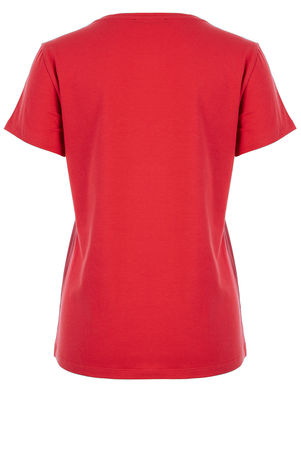 Regular Fit Multi-Technique Logo Top - Red