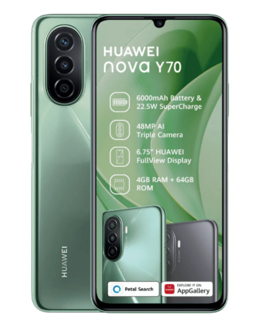 Nova Y70 64GB Green Cellphone