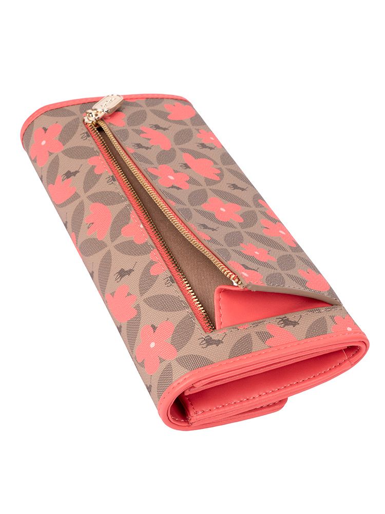 Meadow Clutch Purse - Coral