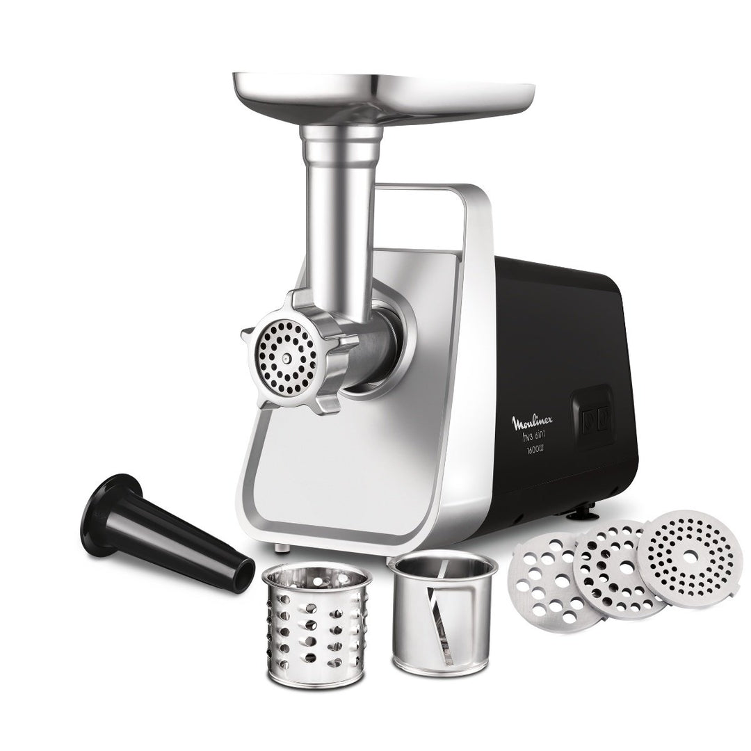 Moulinex Meat Mincer Hv3 - 1600W 1.9 Kg/Min - Silver