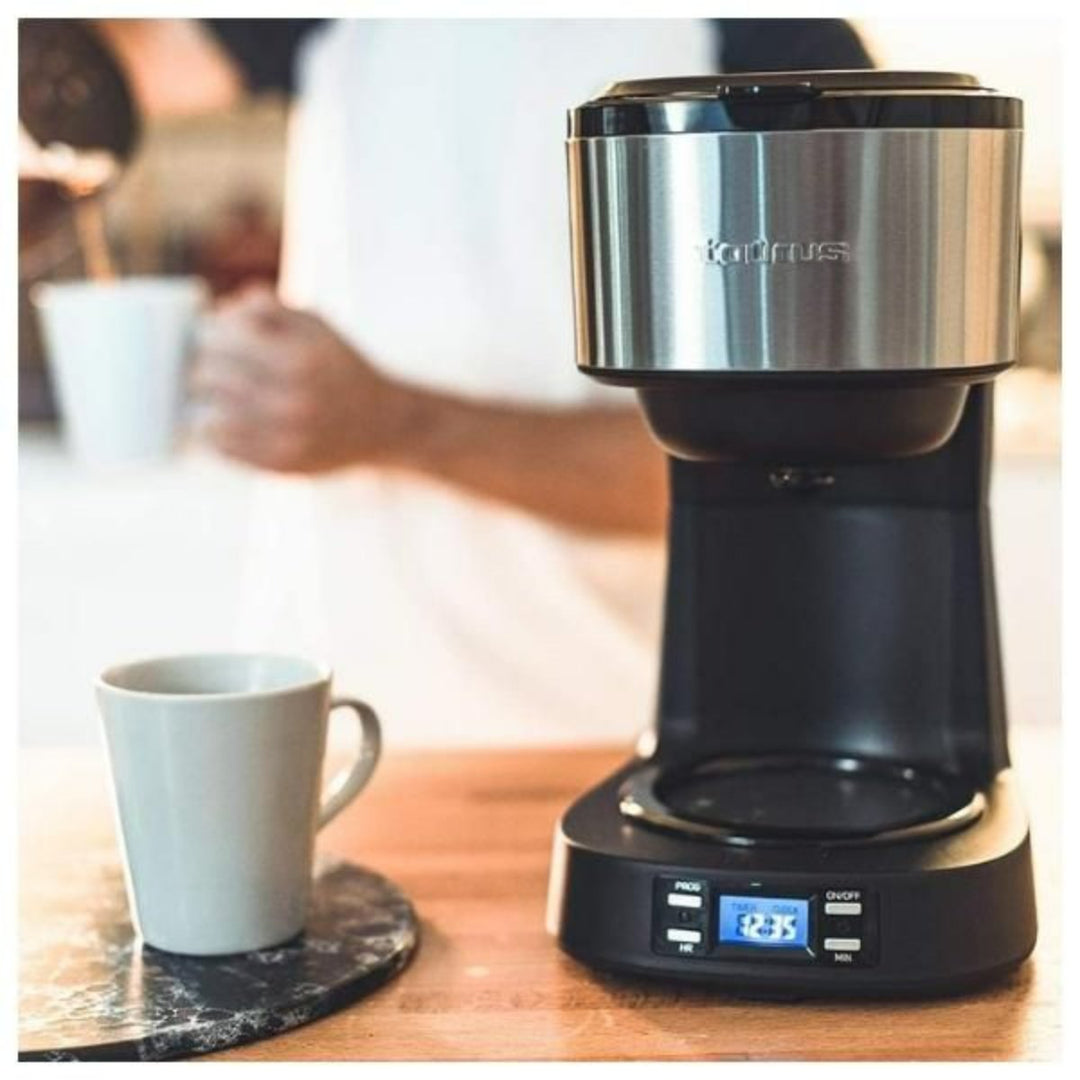 Taurus Coffee Maker With Stainless Steel Wrap Digital Black 1.2L 900W "Verona Legend"