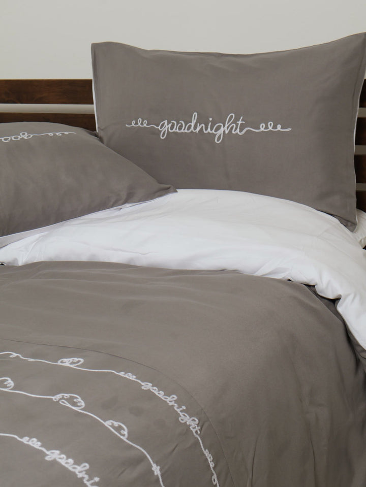 Sweet Dreams Embossed Duvet - Charcoal