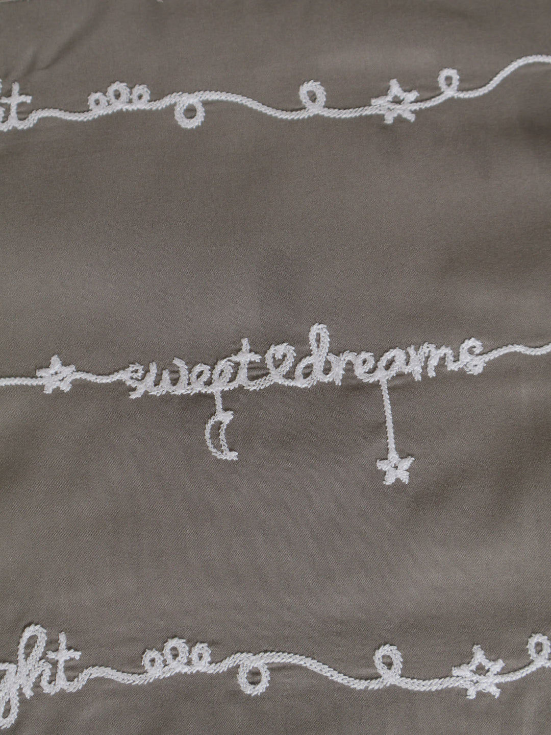 Sweet Dreams Embossed Duvet - Charcoal