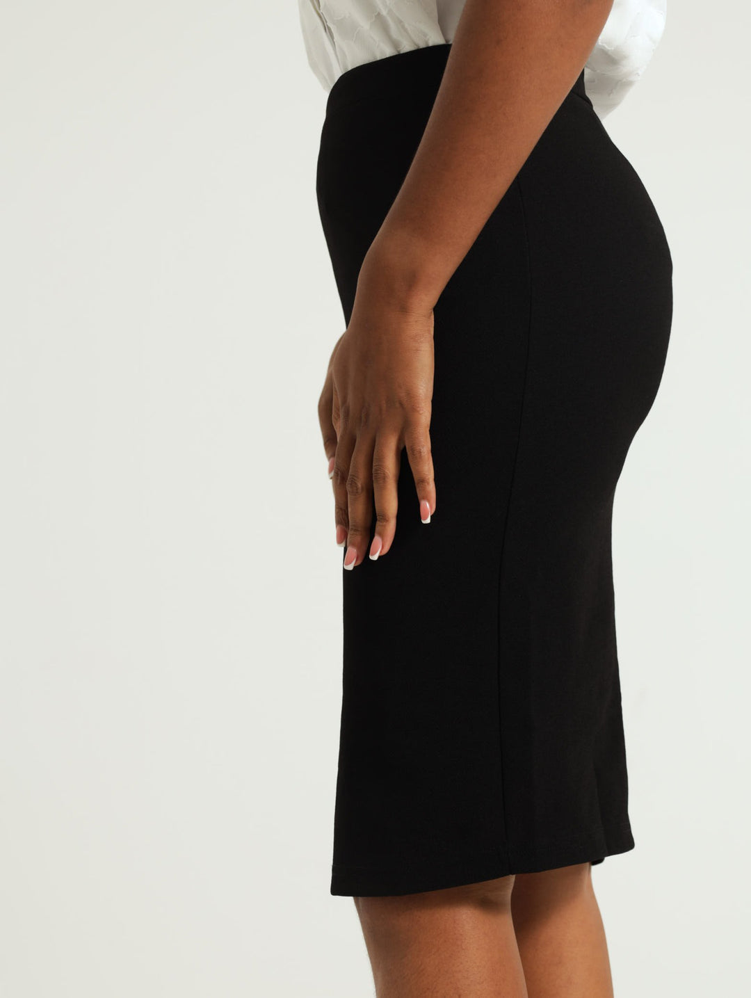 Basic Career Skirt - Black