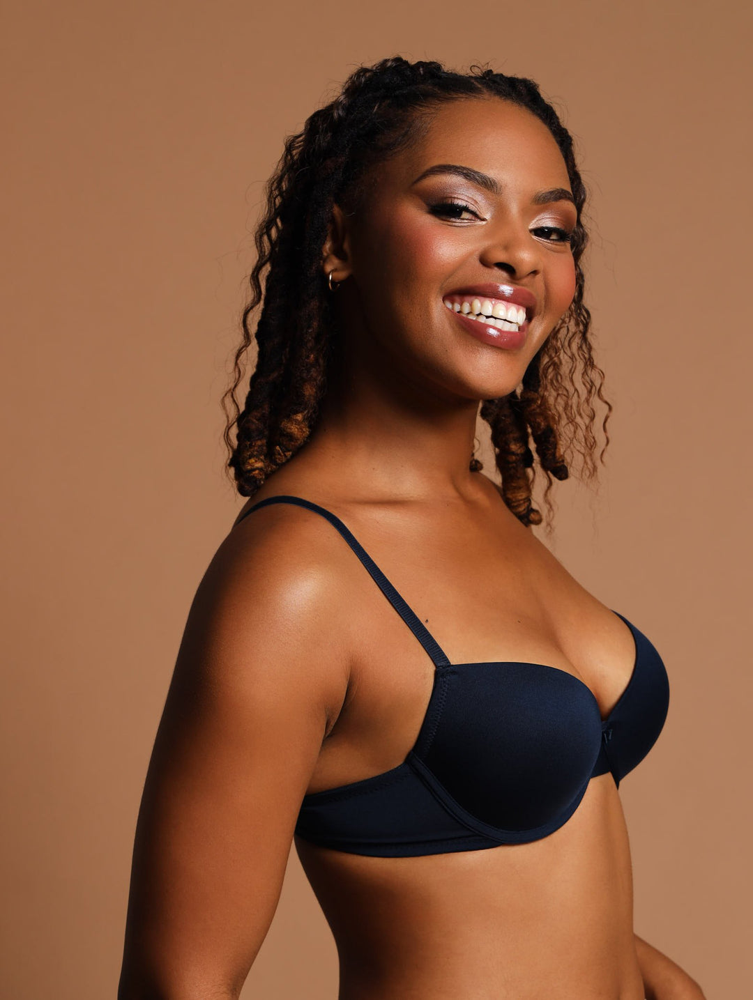 Ladies 2 Pack T-Shirt Bra - Black/Navy