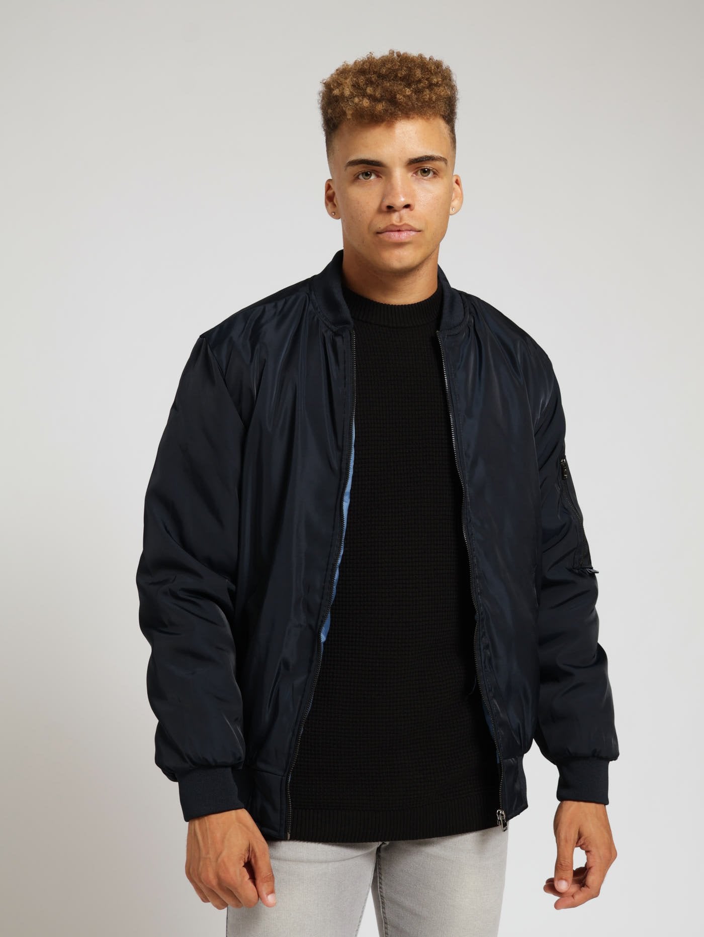 Bomber Jacket Navy Edgars