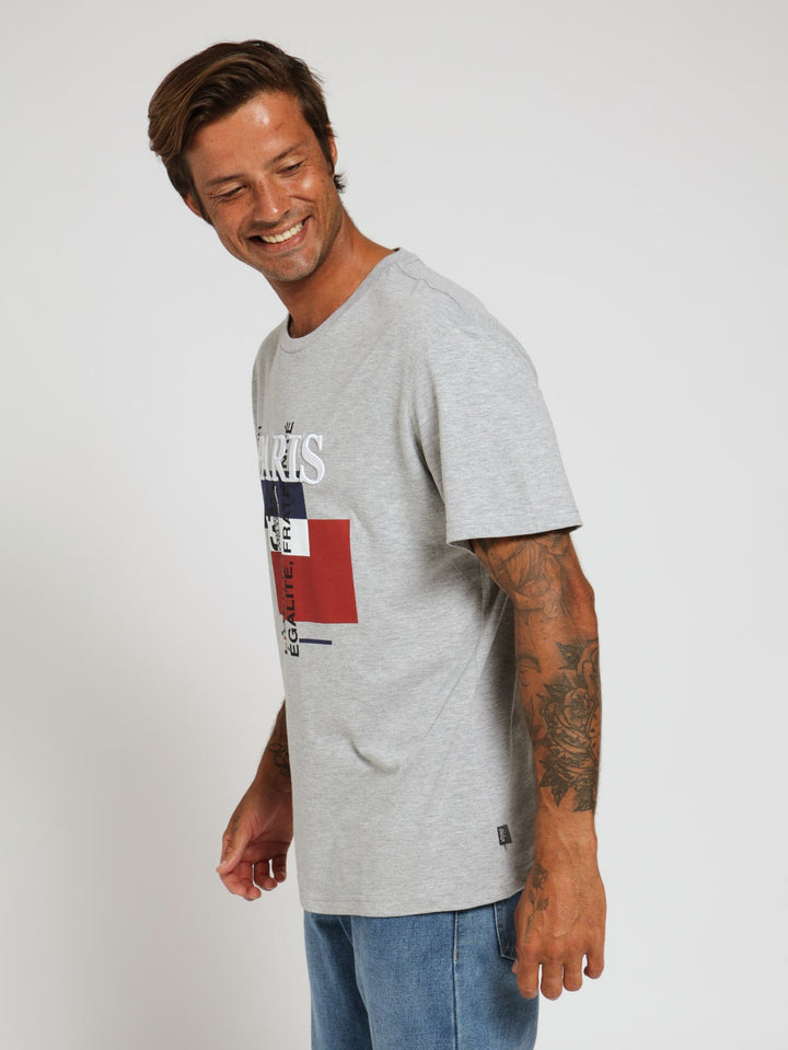 Paris Tee - Grey Melange