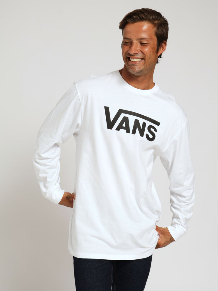 Long Sleeve Classic Tee - White