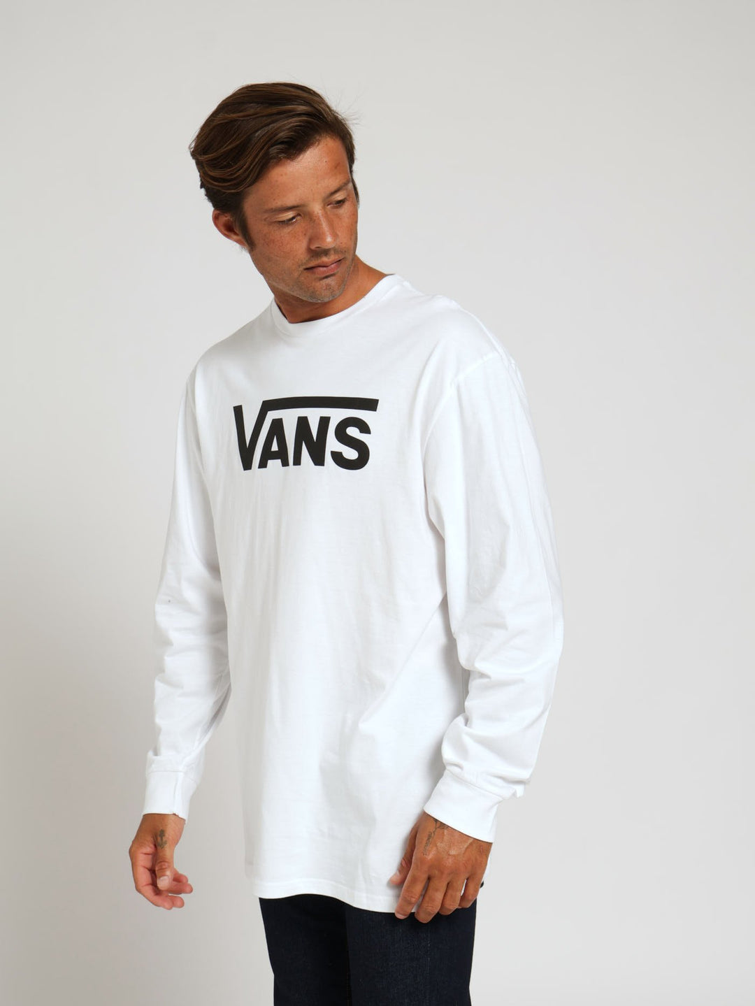 Long Sleeve Classic Tee - White