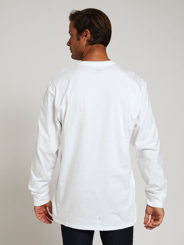 Long Sleeve Classic Tee - White