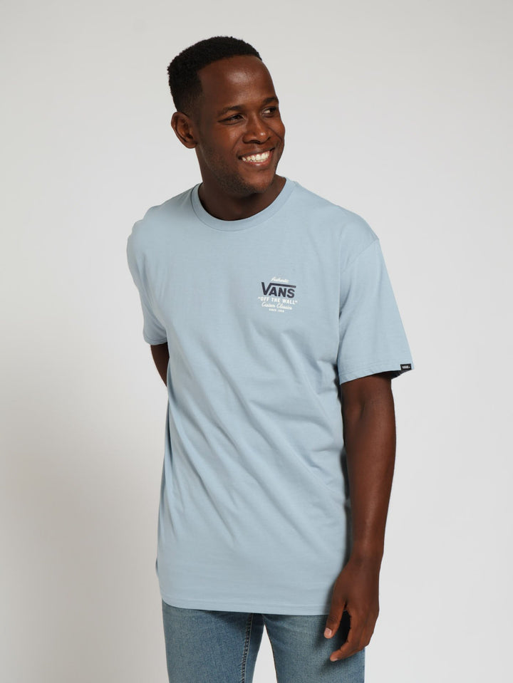 Holder Classic Tee - Dusty Blue