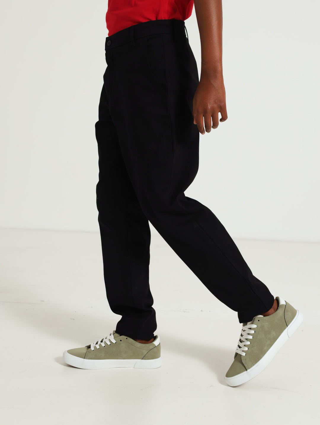 Boys Core Chino Pants - Black