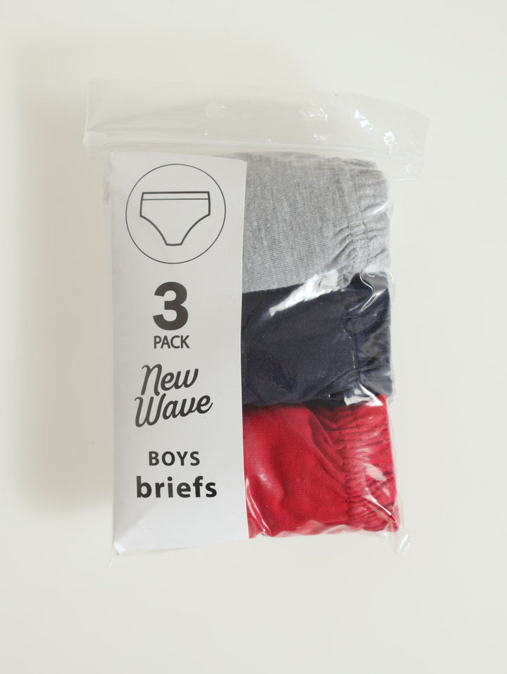 Boys 3 Pack Briefs Value Pack