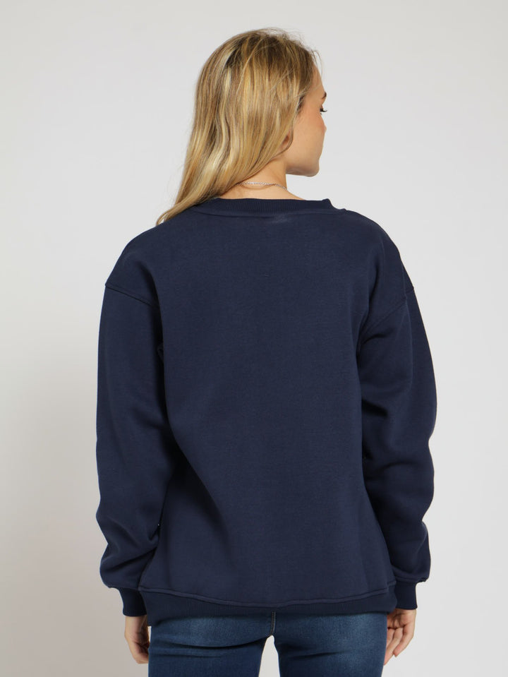 Crew Sweater - Indigo