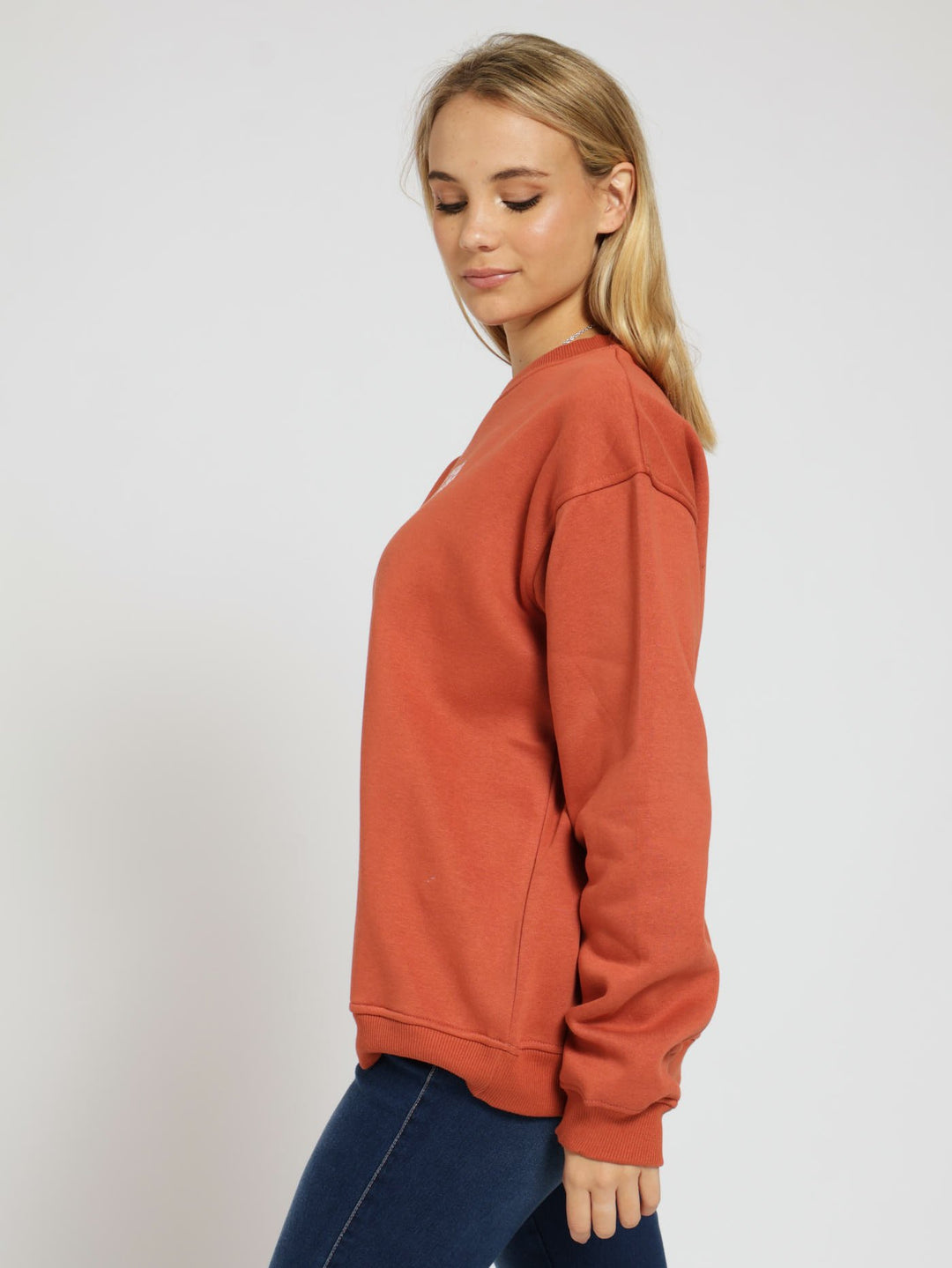 Paradise Heart Sweater - Coral