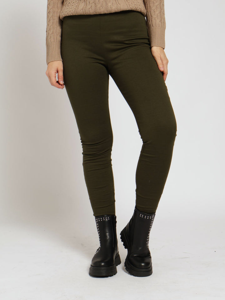 Ponte Leggings - Khaki