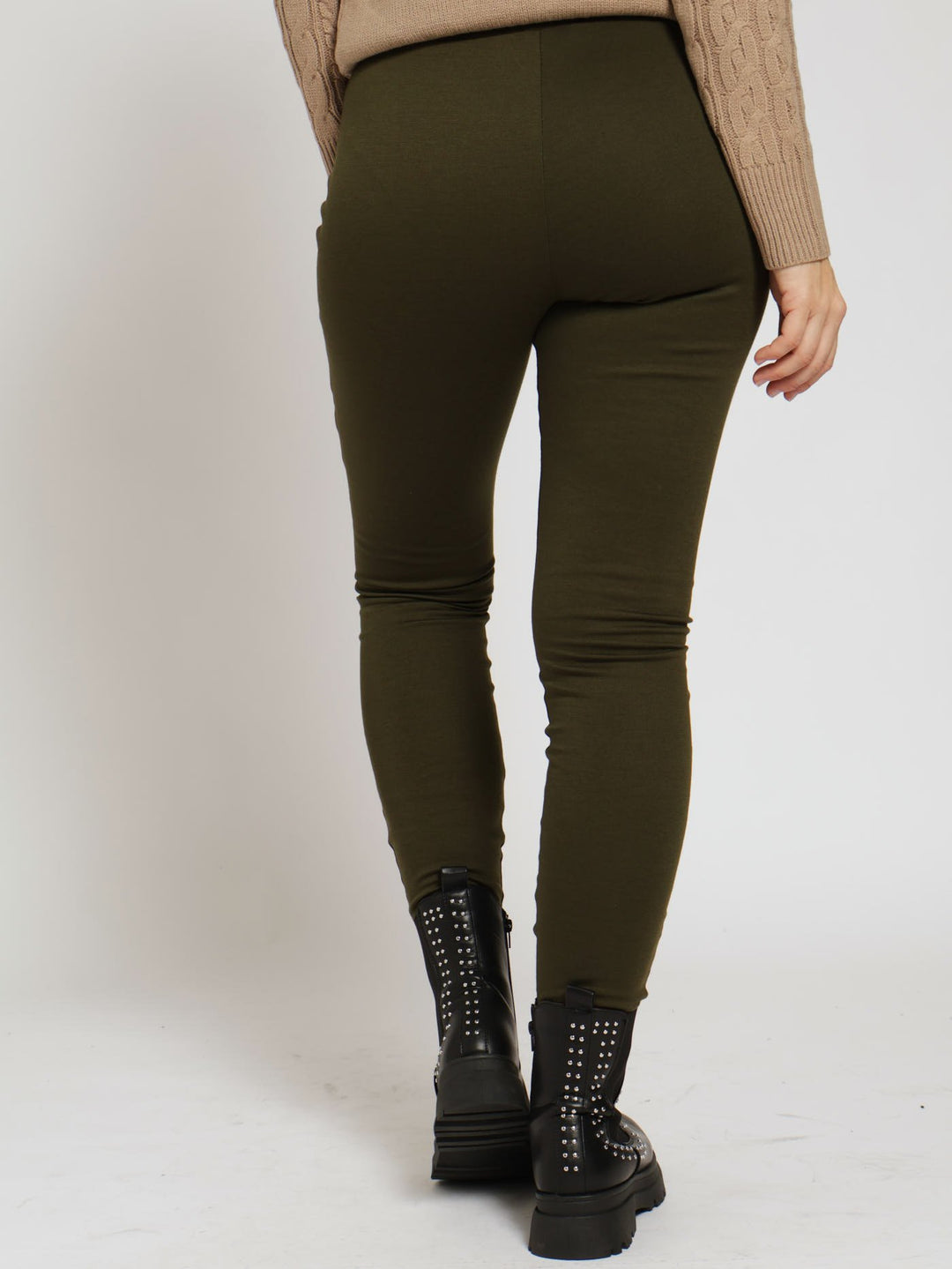 Ponte Leggings - Khaki