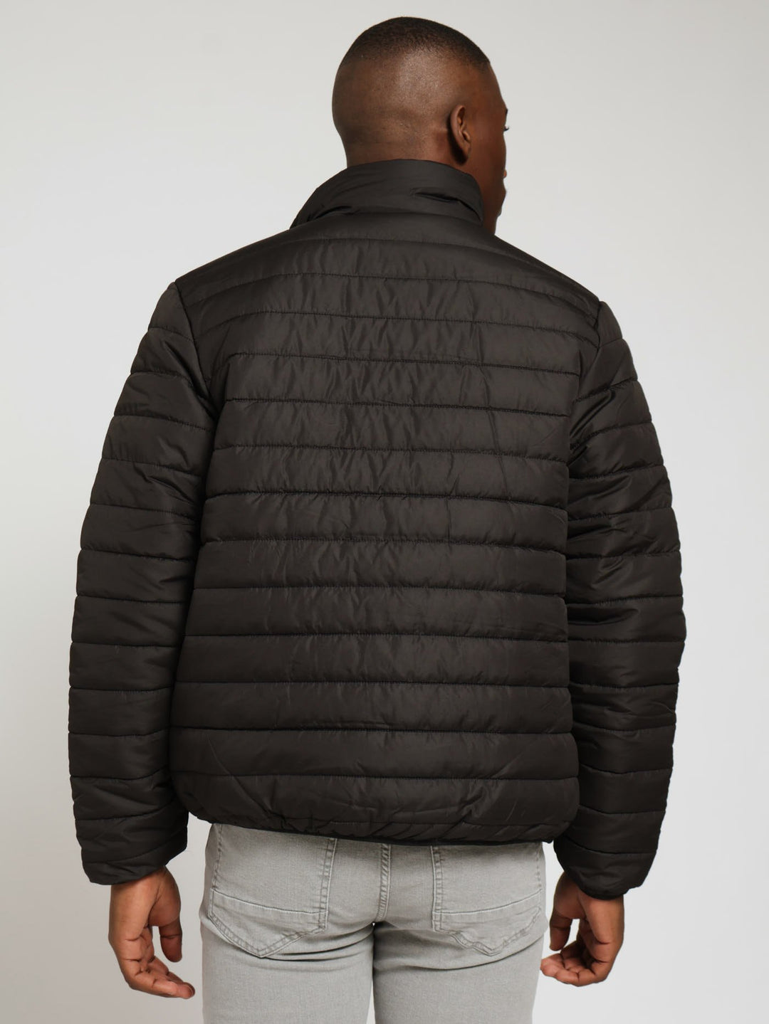 Basic Puffer Jacket - Black – Edgars