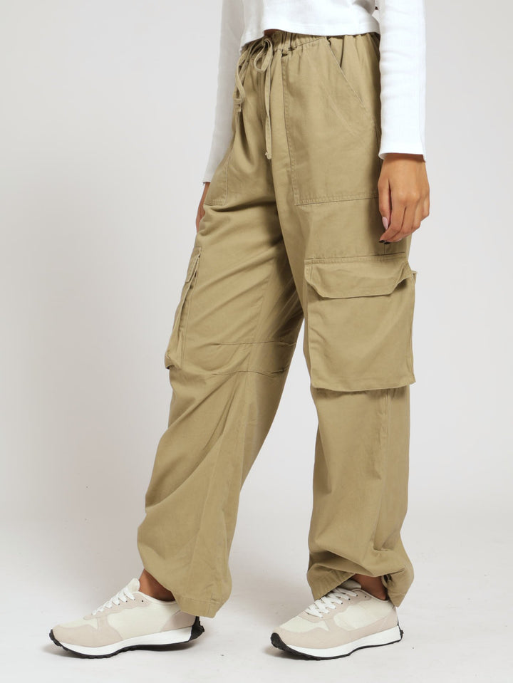 Cargo Utility Pants - Tan