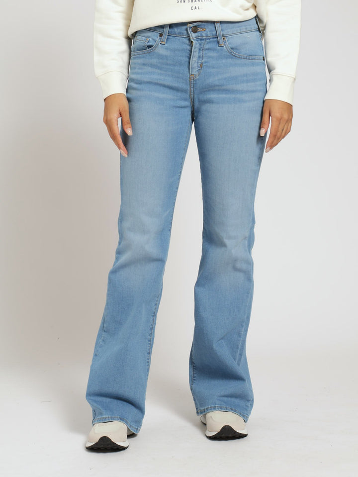 Curvy Flare Tribeca Sun Denim Jean - Dark Ink