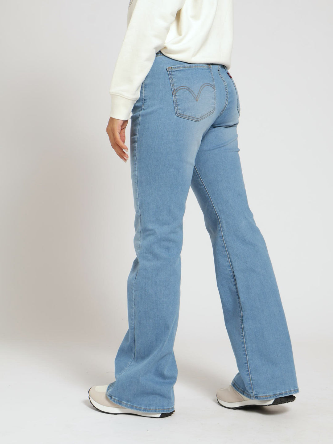 Curvy Flare Tribeca Sun Denim Jean - Dark Ink