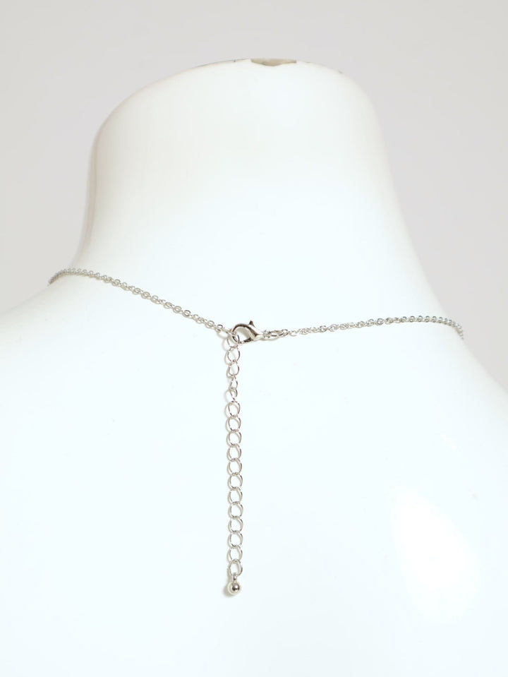 Dainty Heart Pendant Necklace - Silver