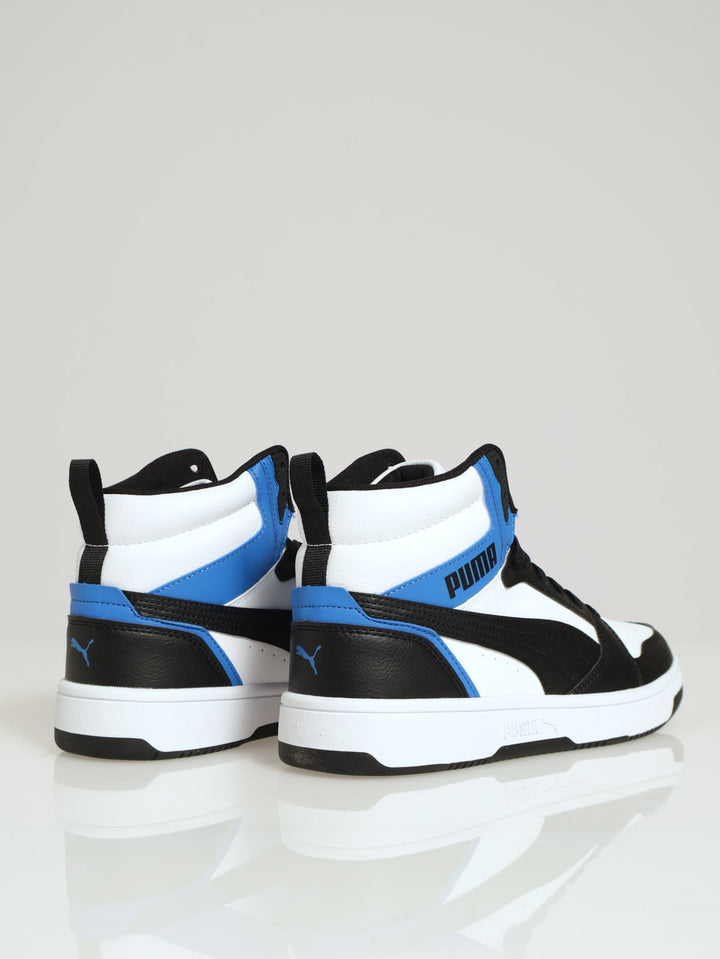 Rebound Hi Closed Toe Lace Up Sneaker - Black/Blue