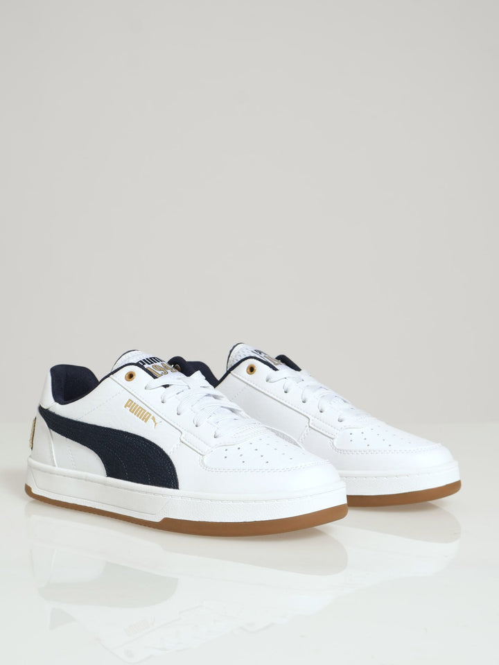 1Up Caven 2.0 Retro Club Lace Up Sneaker - White/Navy