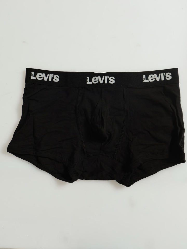 2 Pack Solid Trunks - Black