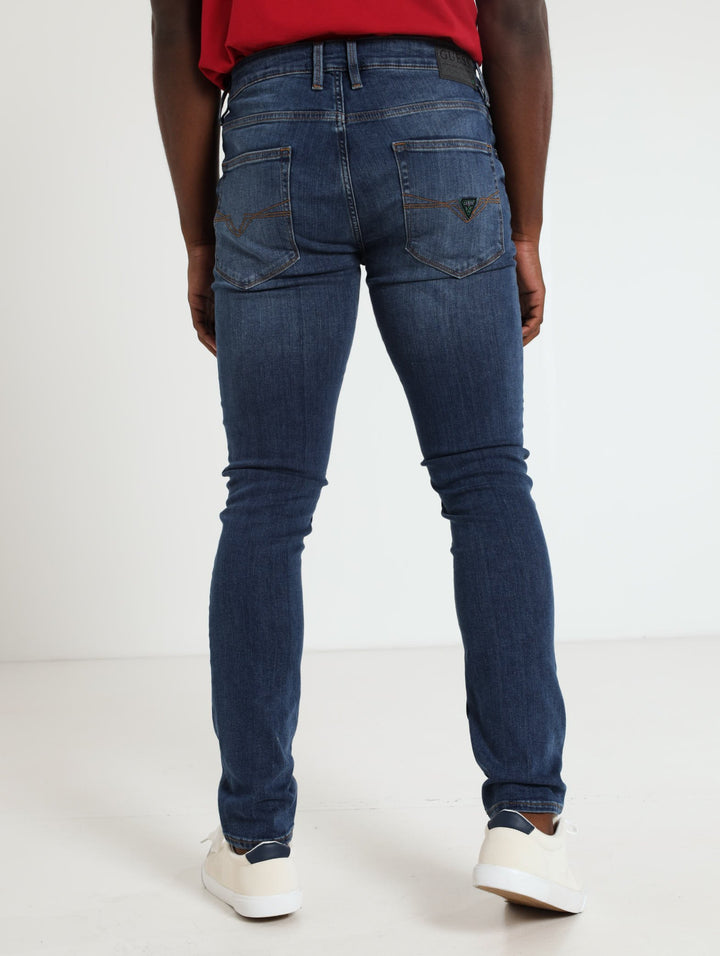 Core Skinny Denim Jean - Med Wash