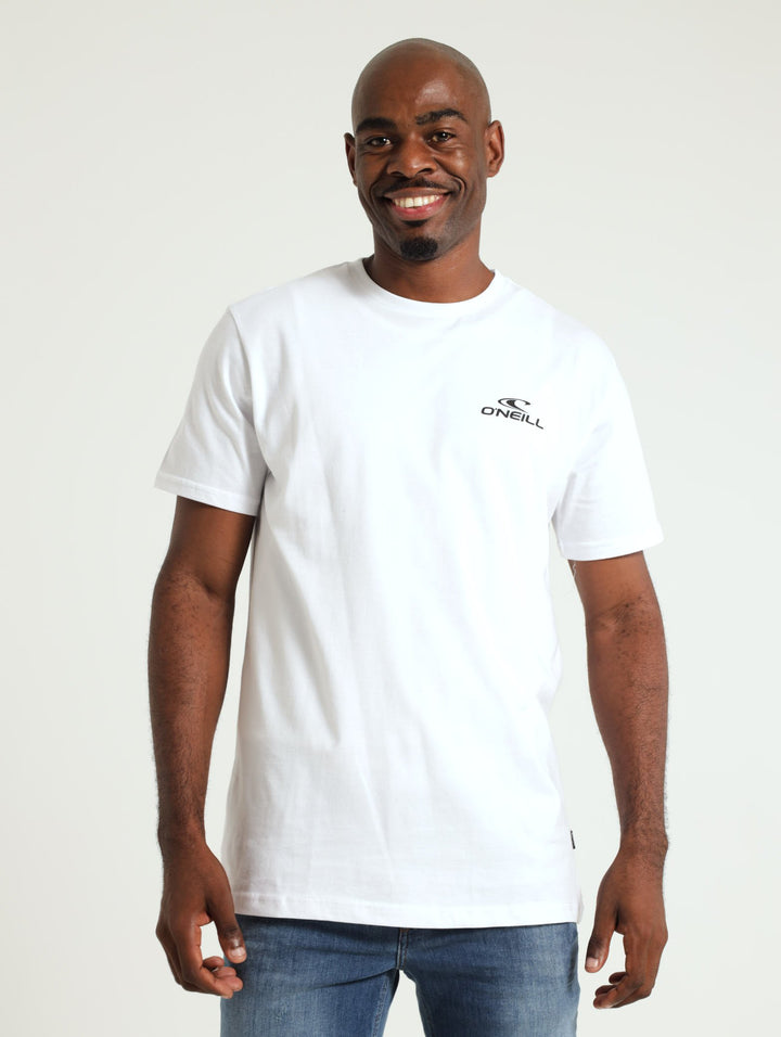 Locked Up Small Tee - White