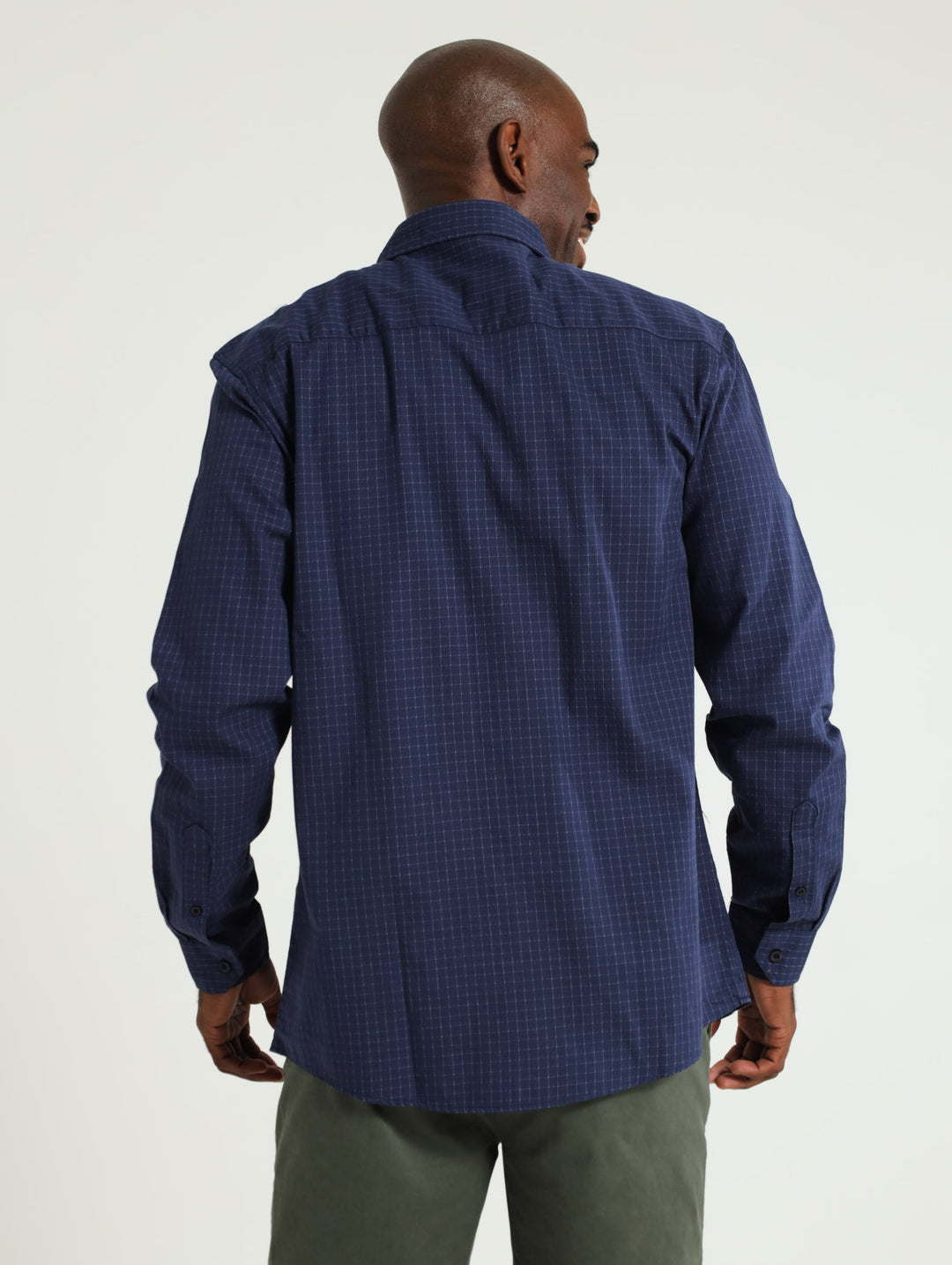 Graph Check Shirt - Navy