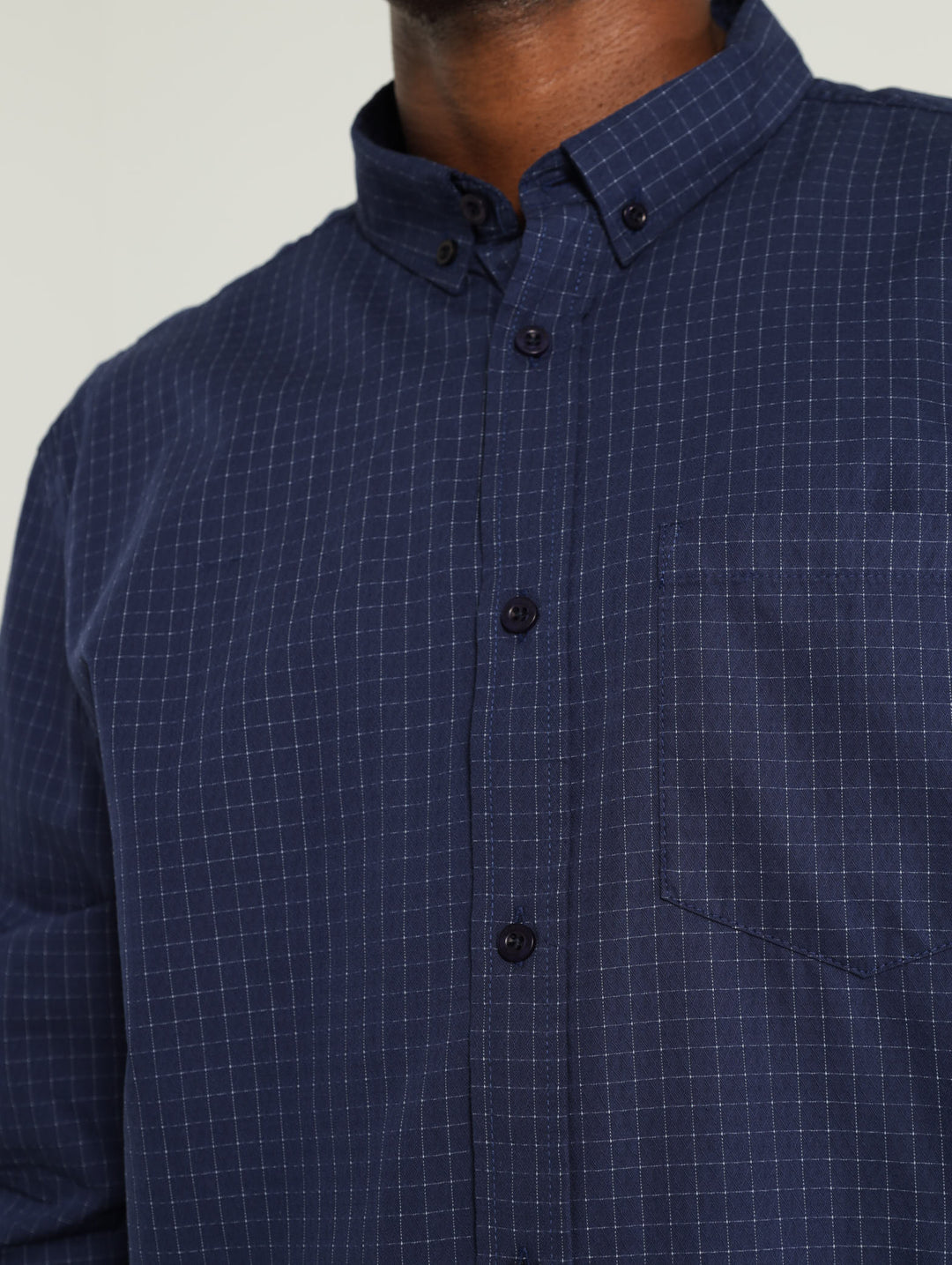 Graph Check Shirt - Navy