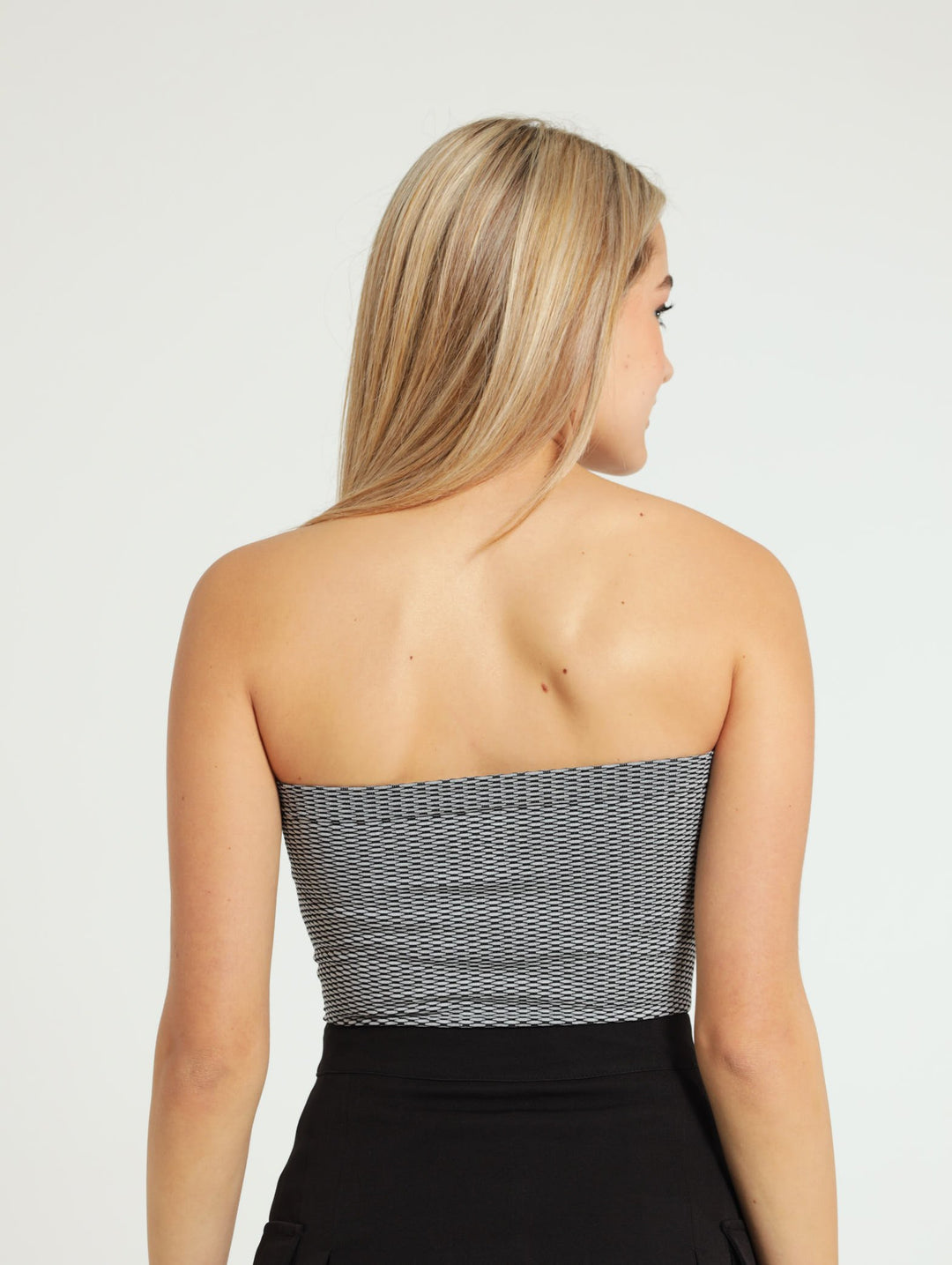 Seamless Boobtube Bodysuit - Charcoal